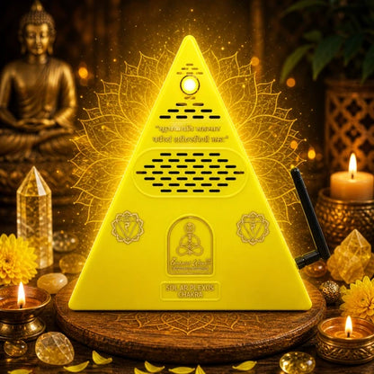 Solar Plexus Chakra Healing Pyramid +Solar Plexus Essential Oil