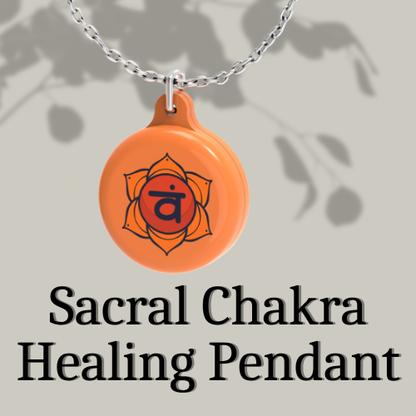 Sacral Chakra Healing Pendant
