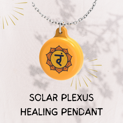 Solar Plexus Chakra Healing Pendant
