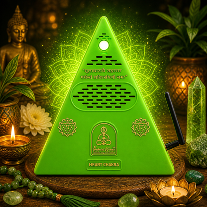 Heart Chakra Healing Pyramid +Heart Chakra Essential Oil