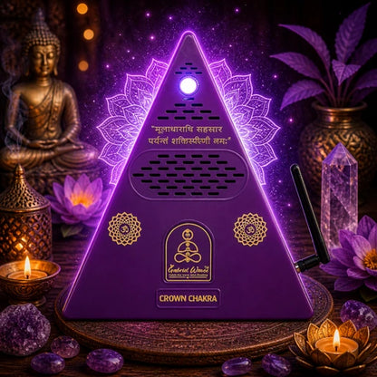 Crown Chakra Healing Pyramid + Crown Chakra Essential Oil