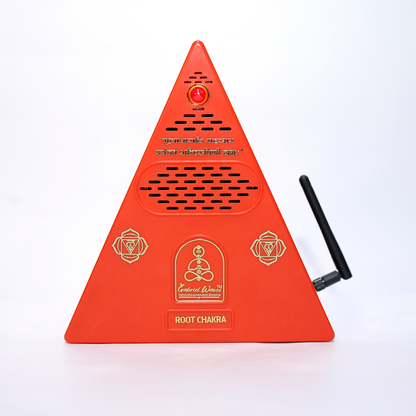 Root Chakara Healing Pyramid  with Root Chakra Essential Oil