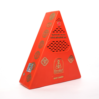 Root Chakara Healing Pyramid  with Root Chakra Essential Oil