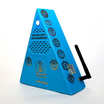 Throat Chakra Healing Pyramid + Throat Chakra Essential Oil