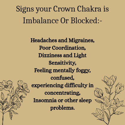 Crown Chakra Healing Pendant