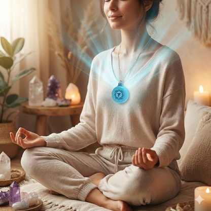 Throat Chakra Healing Pendant
