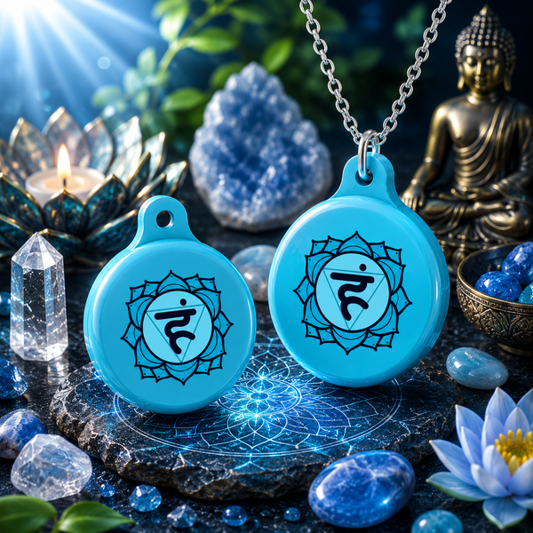 Throat Chakra Healing Pendant